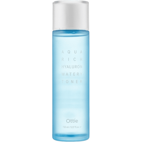 Тонер з комплексом гіалуронової кислоти для обличчя Ottie Aqua Rich Hyaluron Watery Toner